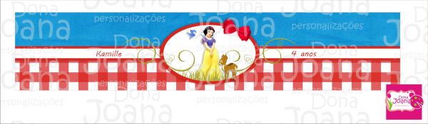 Rótulo para refrigerante Branca de Neve