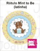 Rótulo para mint to be (latinha) Chá de bebê Blue