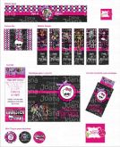 Kit digital para imprimir - Monster High